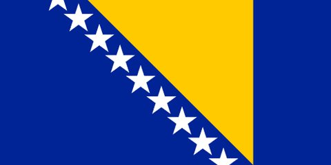 Bandeira: Bósnia e Herzegovina