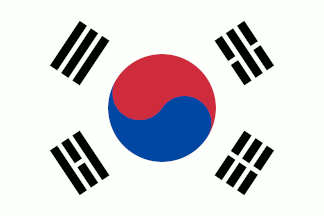 Bandeira: Coreia do Sul