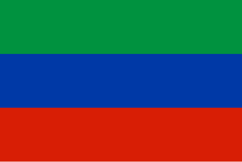 Bandeira: Daguestão (Rússia)