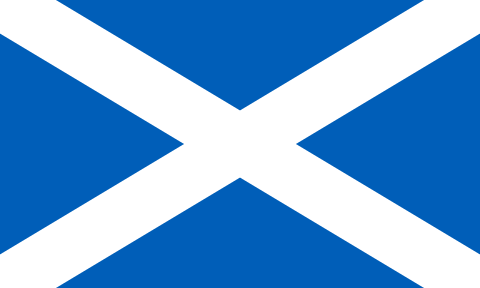 Bandeira: Escócia (Reino Unido)