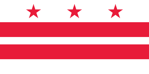 Bandeira: Washington, D.C. (Estados Unidos)