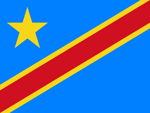 Bandeira: RD Congo