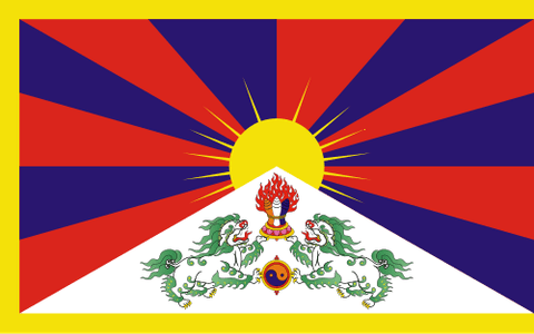 Bandeira: Tibete Teocrático