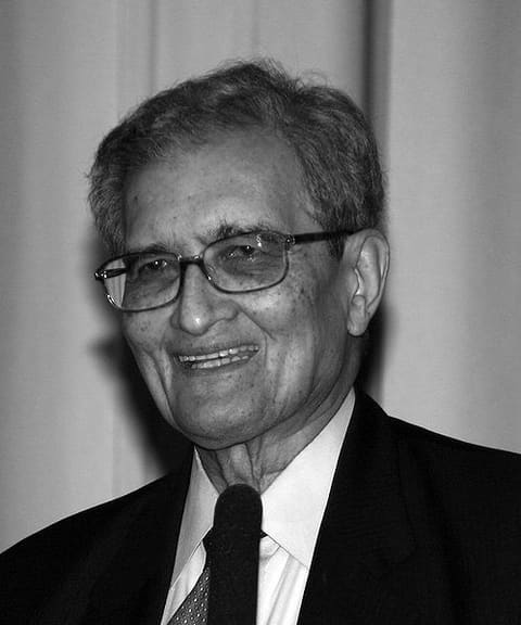 Retrato de Amartya Sen