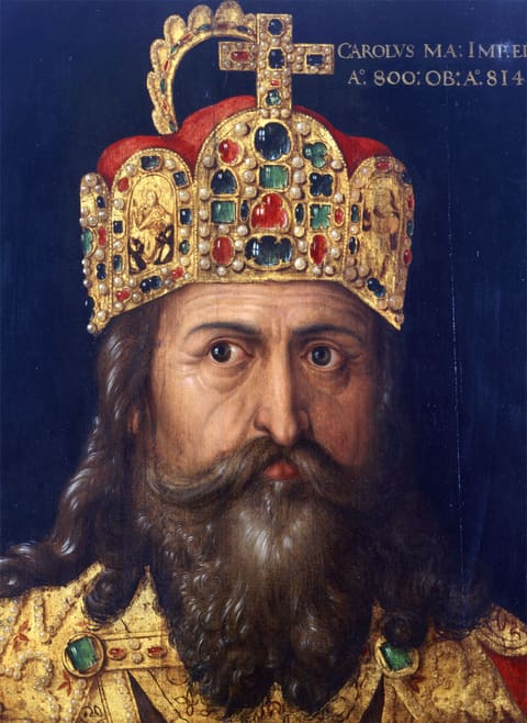 Retrato de Carlos Magno