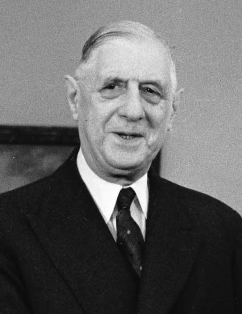 Retrato de Charles de Gaulle