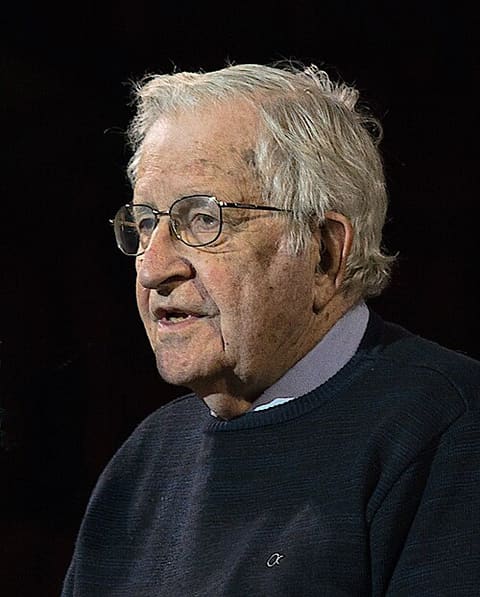 Retrato de Noam Chomsky