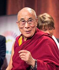 Retrato de Dalai Lama (Tenzin Gyatso)