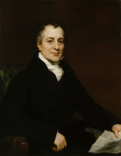 Retrato de David Ricardo