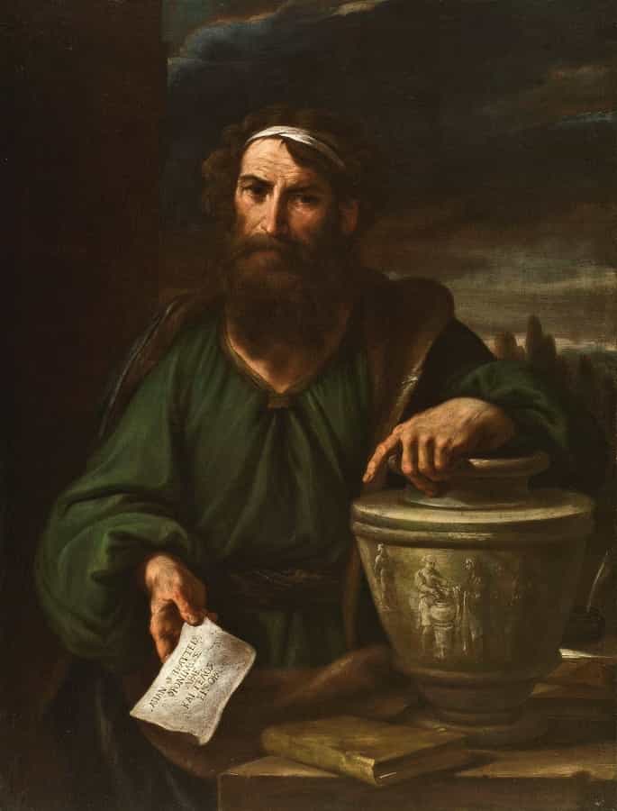 Retrato de Epicuro