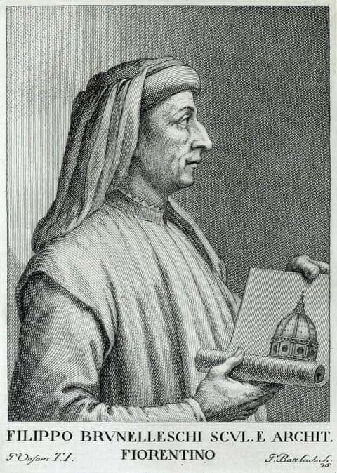 Retrato de Filippo Brunelleschi