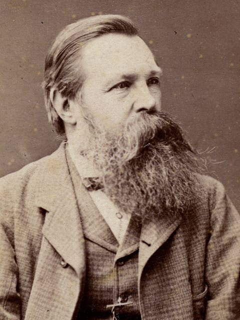 Retrato de Friedrich Engels