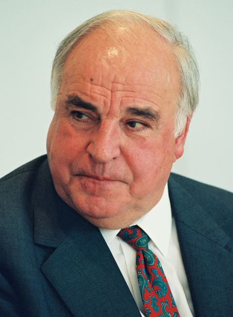 Retrato de Helmut Kohl