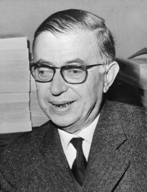 Retrato de Jean-Paul Sartre