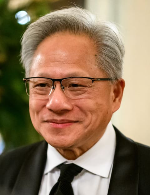 Retrato de Jensen Huang