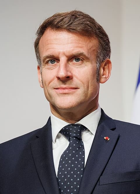 Retrato de Emmanuel Macron