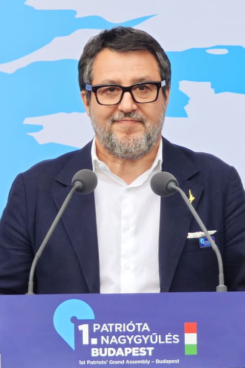 Retrato de Matteo Salvini