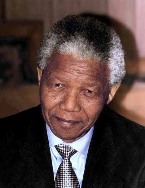 Retrato de Nelson Mandela